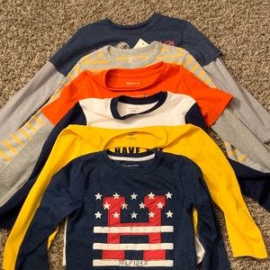 6 Long sleeves for boys